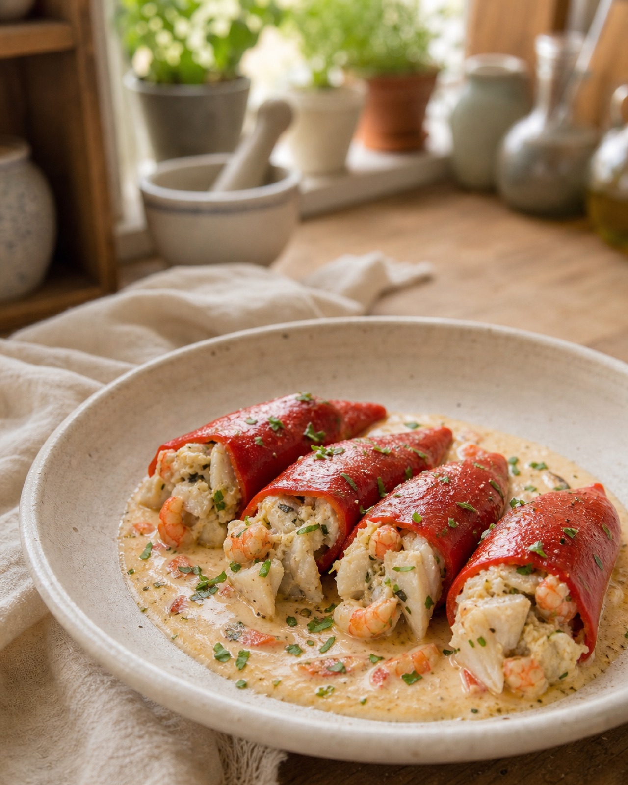 Pimientos del piquillo rellenos